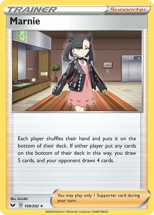 Sword & Shield Holo Marnie #169/202